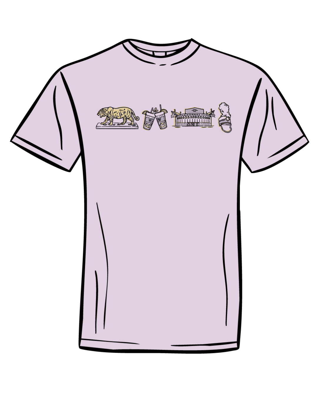 Tigers Tailgates Traditions T-Shirt – LSU gameday tee by Sweet Baton Rouge