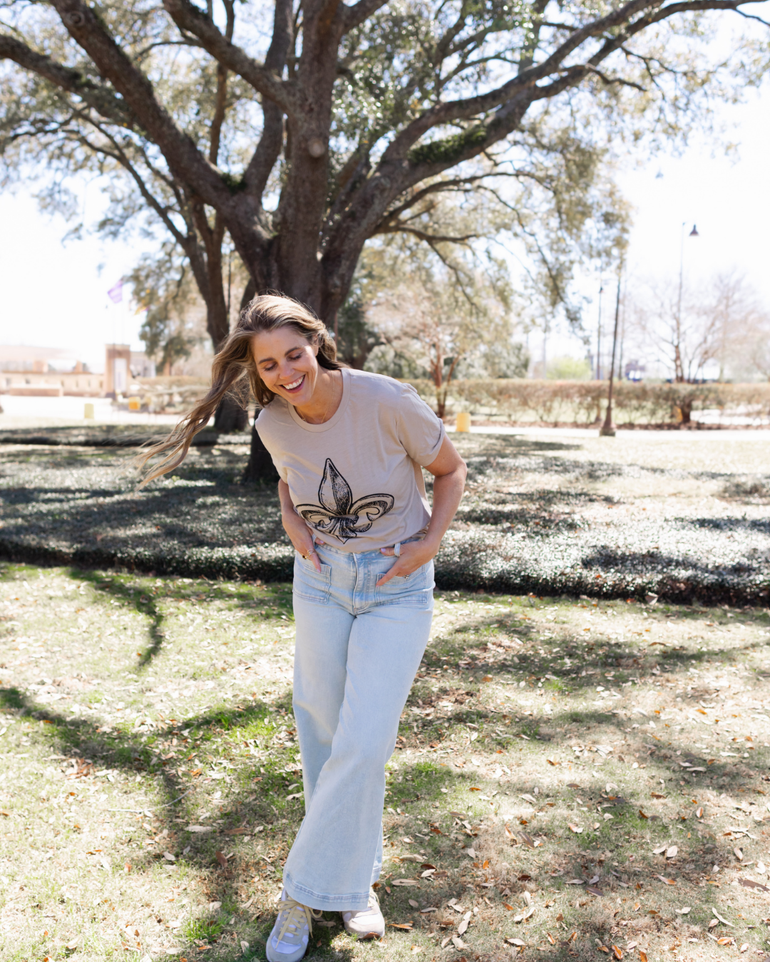 Sweet Baton Rouge, Baton Rouge T-Shirt, Sweet Baton Rouge T-Shirt, Louisiana Apparel, New Orleans, Lafayette, Louisiana, Fleur De Lis T-Shirt, Fleur De Lis shirt, Louisiana symbol T-shirt, Local T-Shirts, Local T-Shirts Near Me, Fleur De Lis shirt Near Me, Neutral color shirt