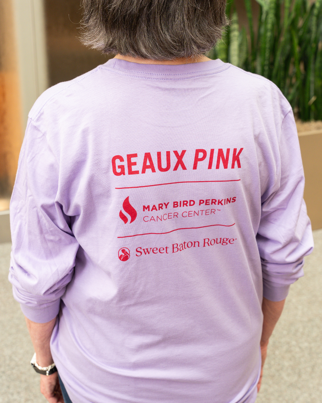 The Tiger Iris Geaux Pink Long Sleeve