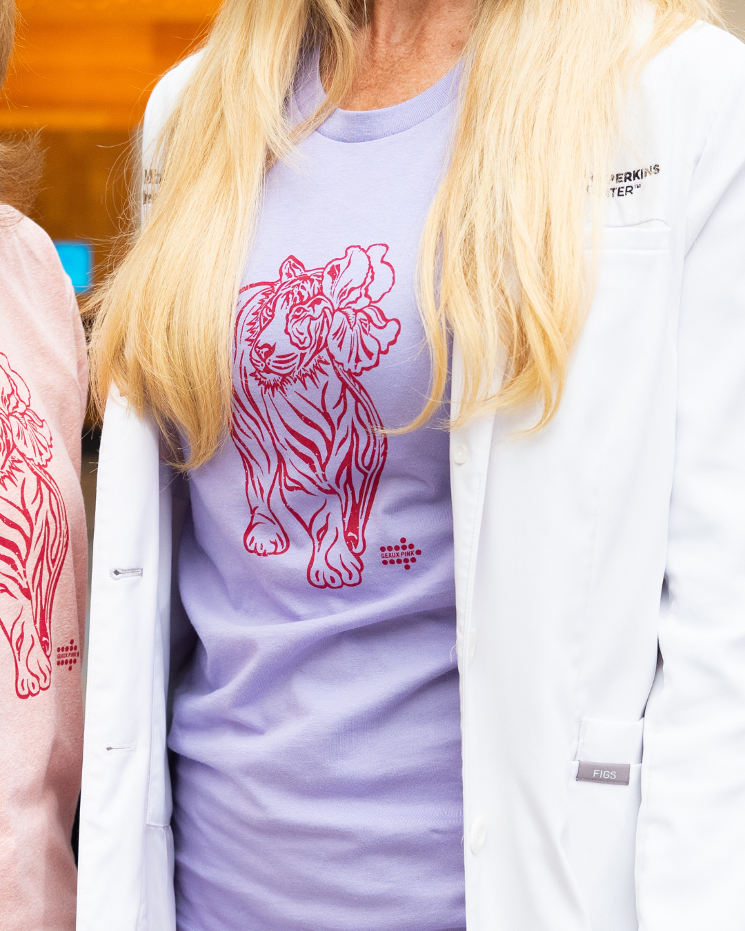 The Tiger Iris Geaux Pink Long Sleeve