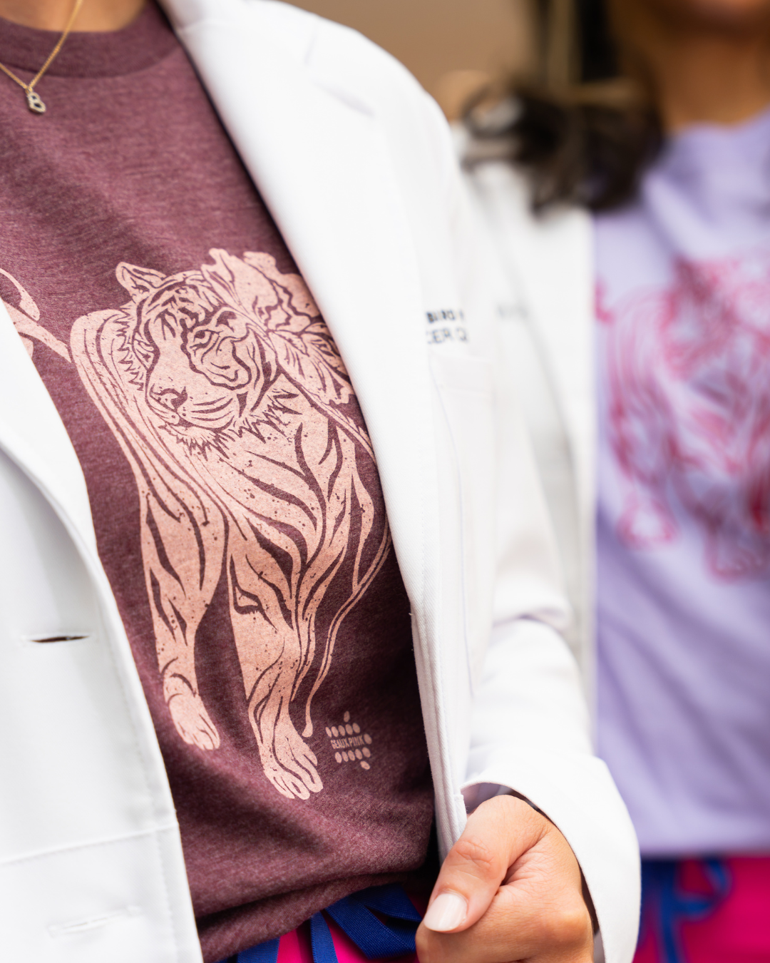 The Tiger Iris Geaux Pink Tee