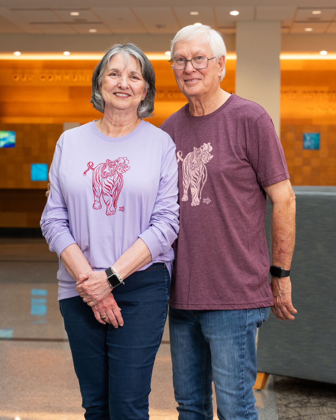 The Tiger Iris Geaux Pink Tee