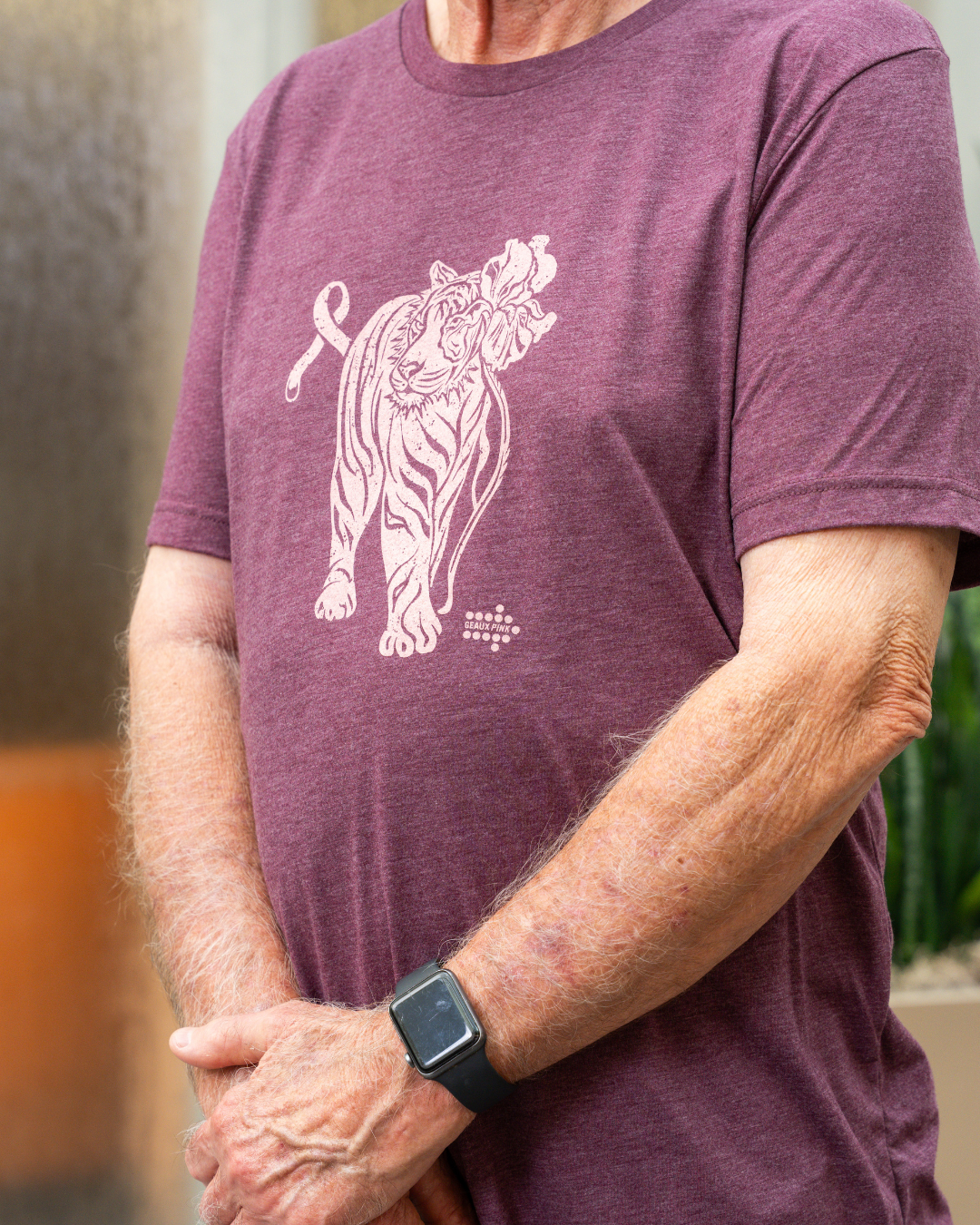 The Tiger Iris Geaux Pink Tee