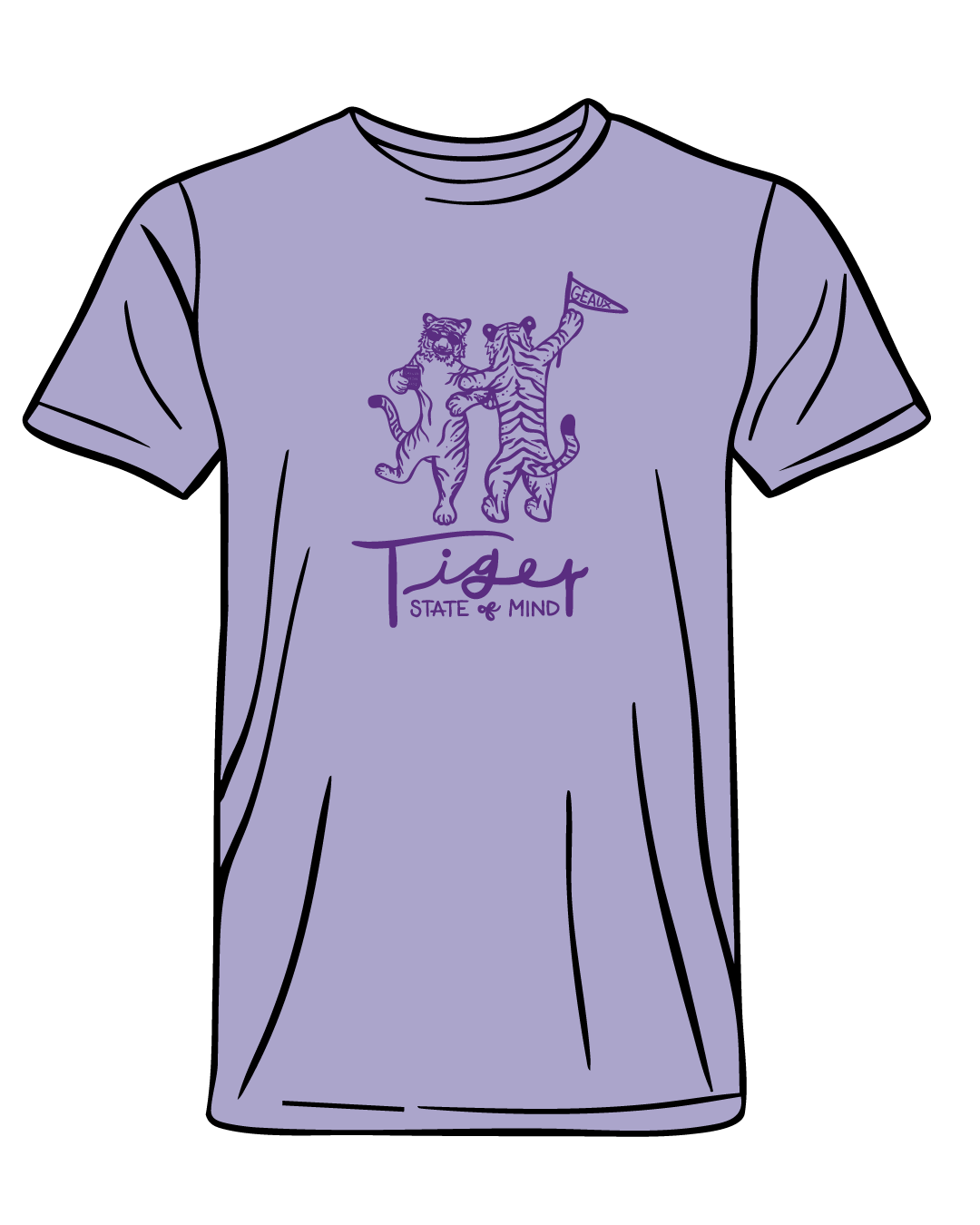 Tiger State Of Mind T-Shirt