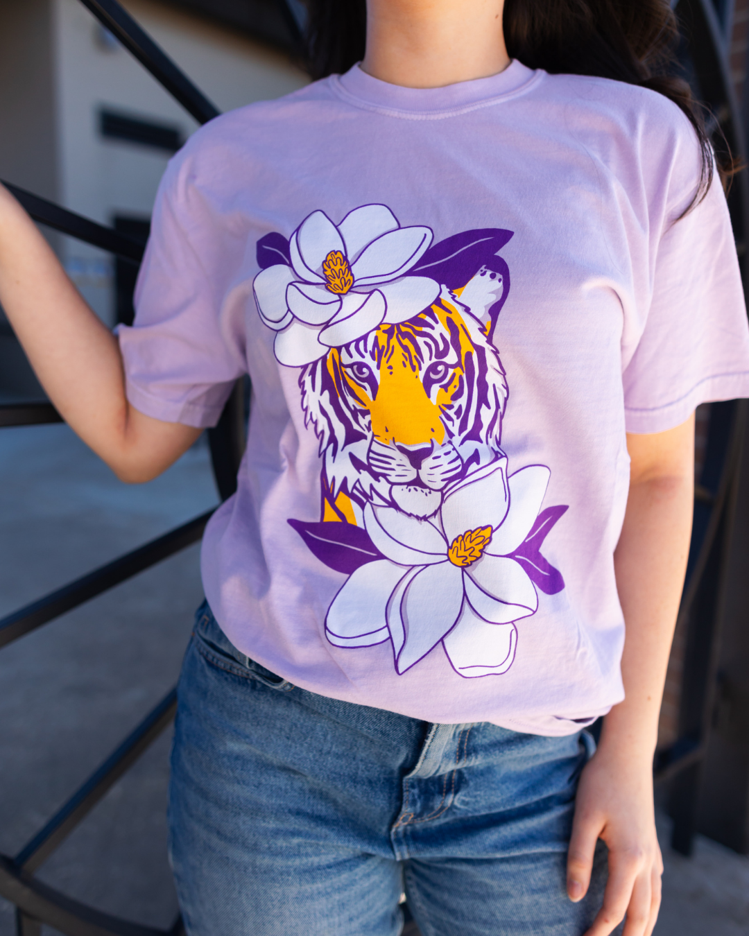 Golden Southern Tiger T-Shirt, Gameday Comfort Colors T-Shirt, Louisiana Apparel, Sweet Baton Rouge®