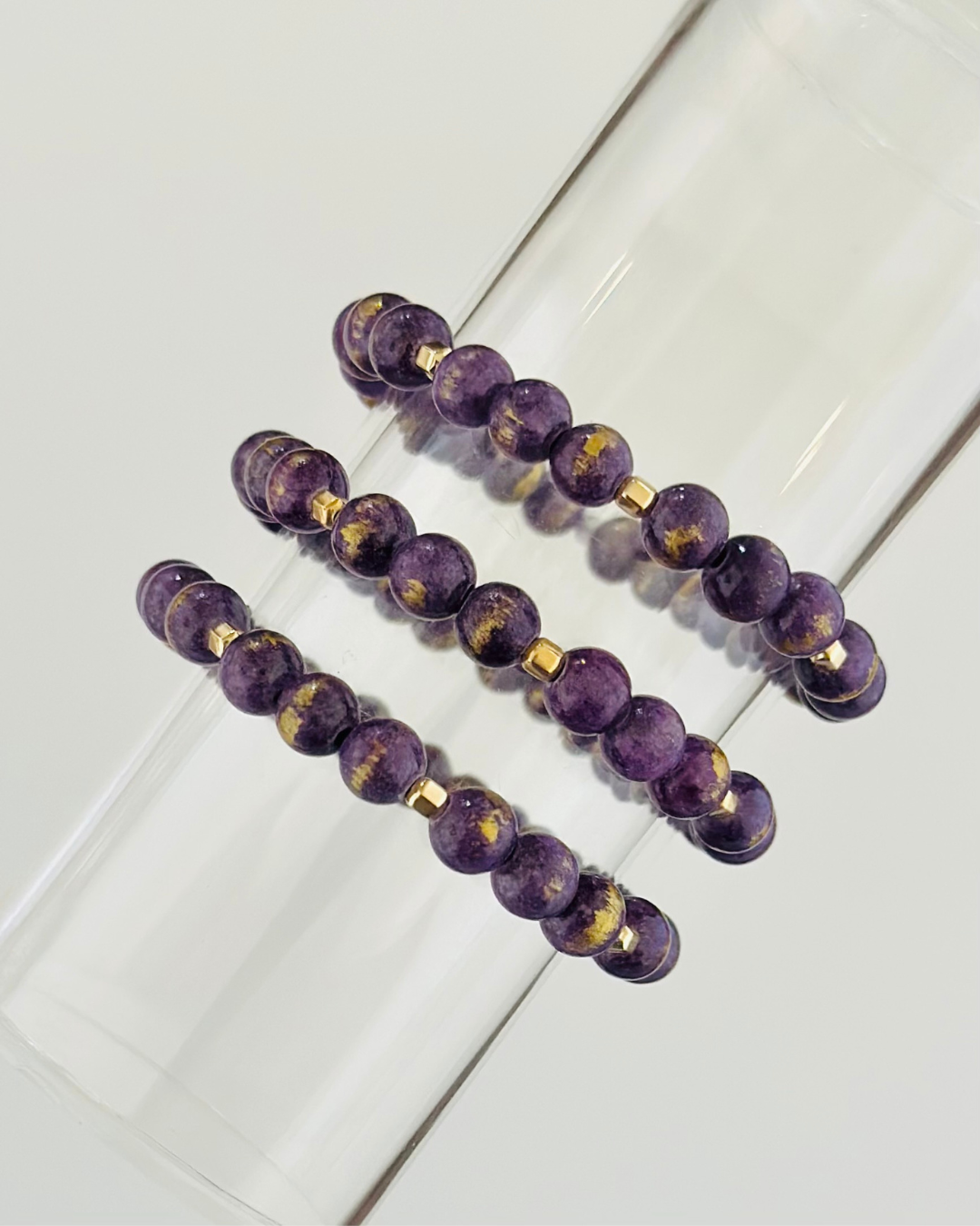 Gameday bracelet, Gameday jewelry, LSU bracelet 