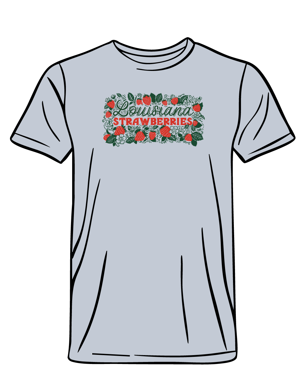 Louisiana Strawberries T-shirt
