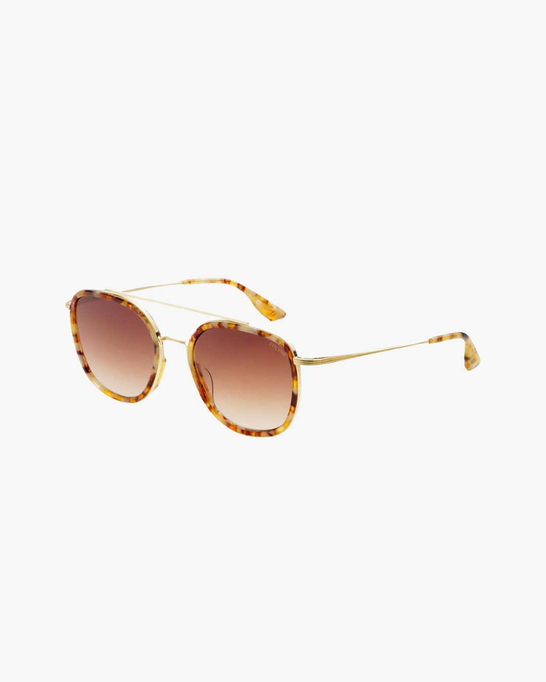 Weston Round Sunglasses -  Brown Pearl