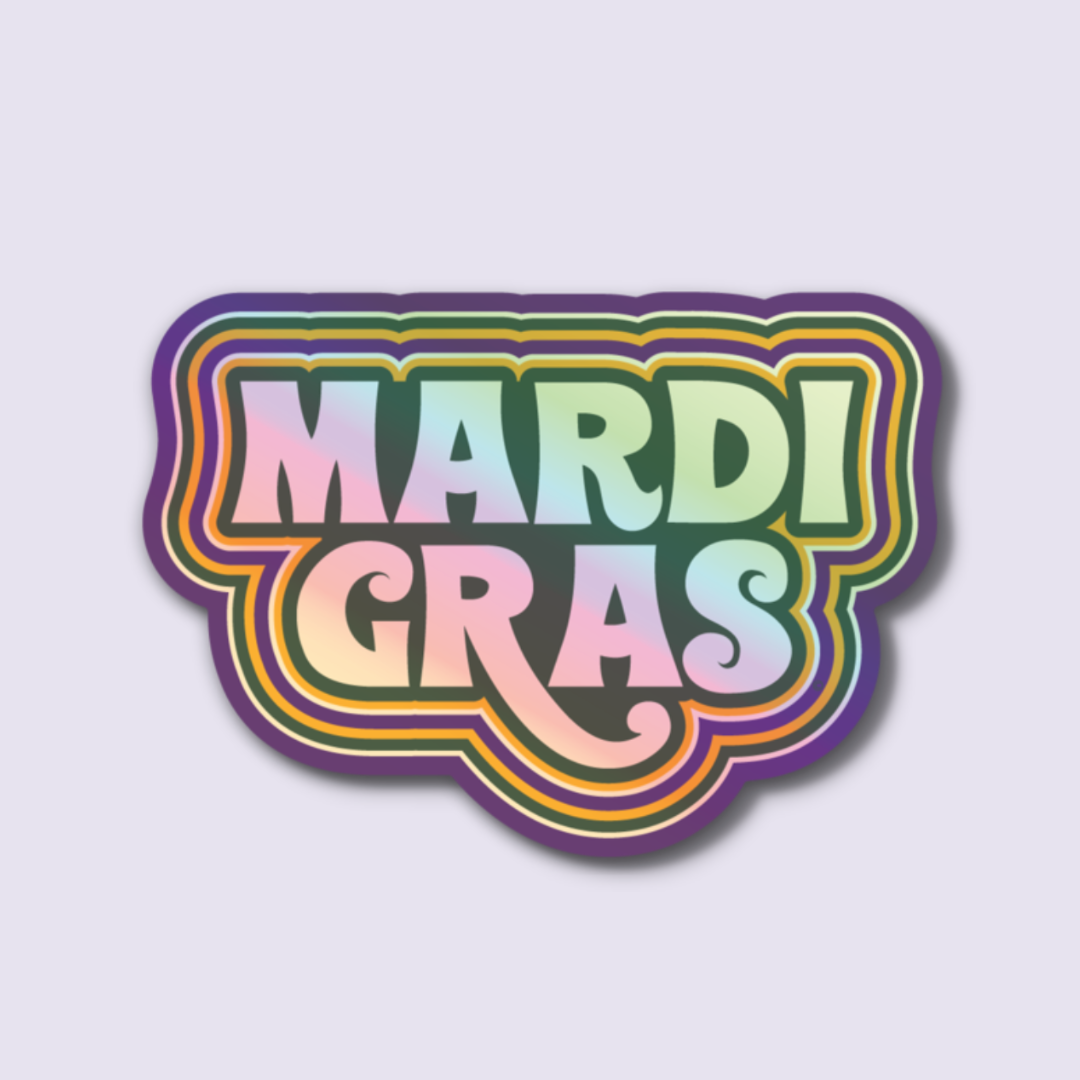 Mardi Gras Groovy© Sticker