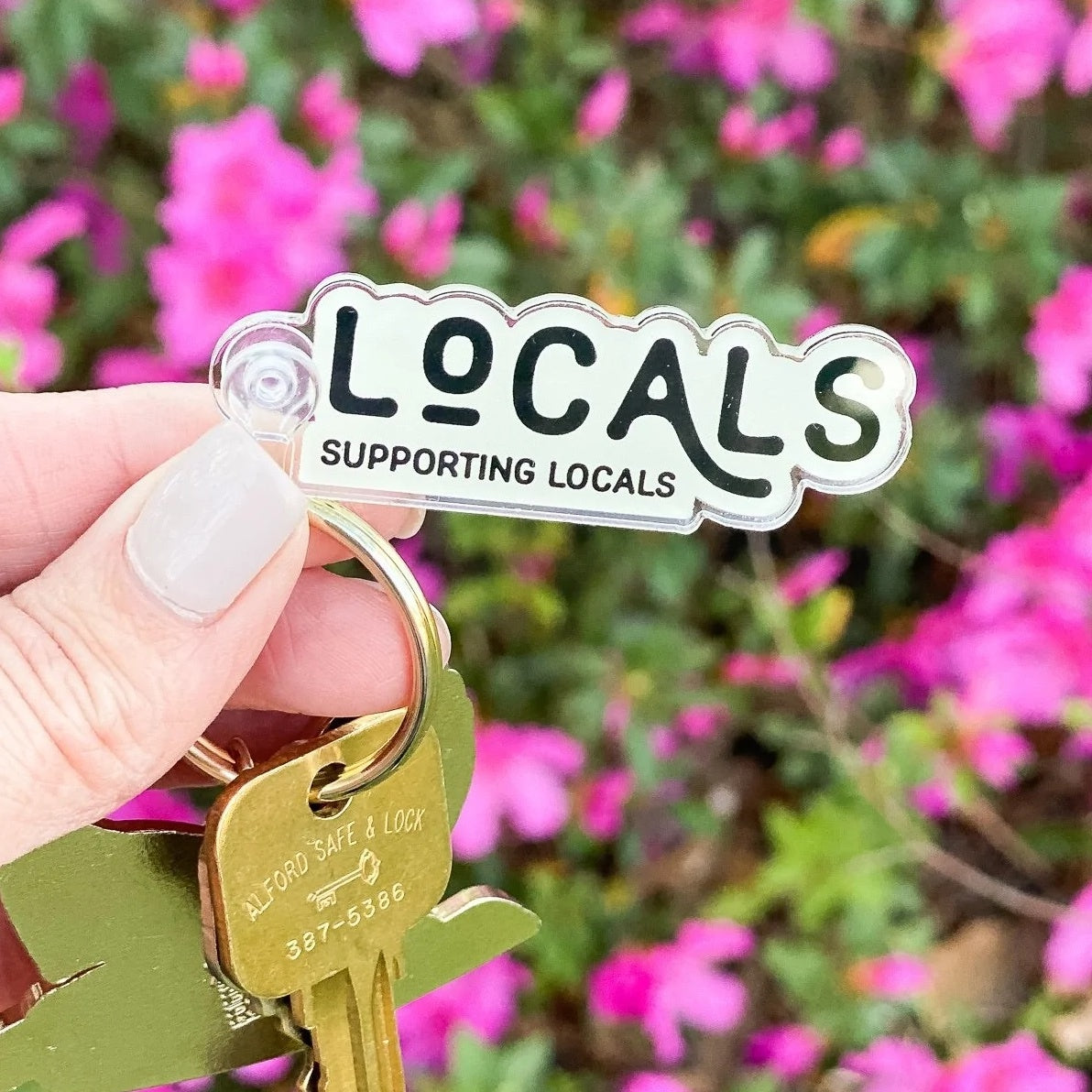 Locals Supporting Locals Keychain