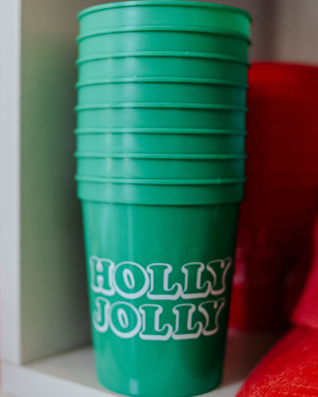Holly Jolly Stadium Cups