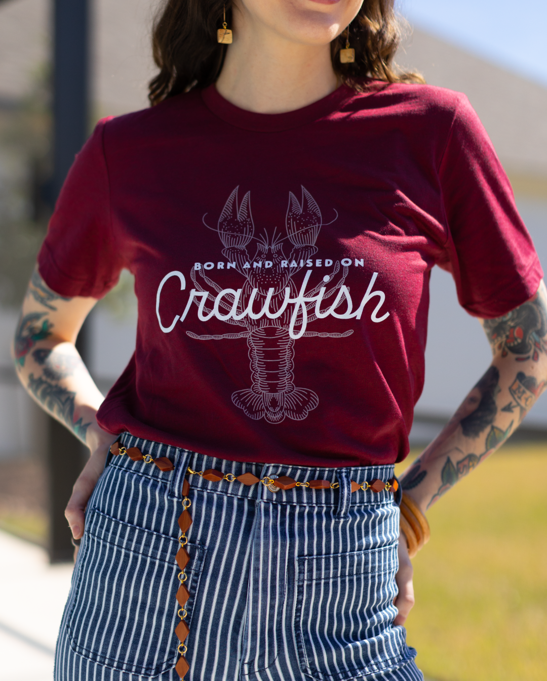 Born and Raised | Crawfish T-Shirt