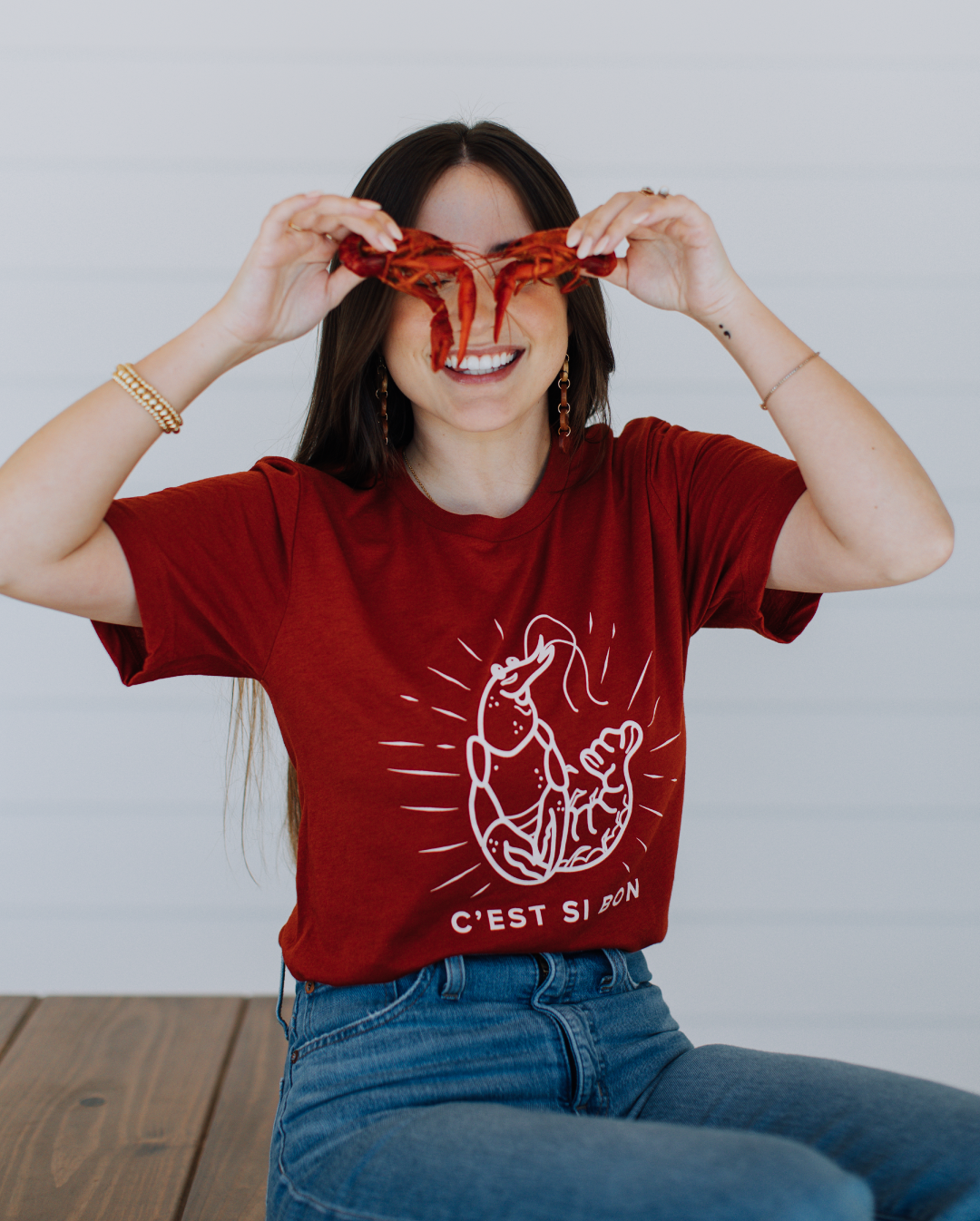 C'est Si Bon Crawfish Burst | Crawfish T-Shirt