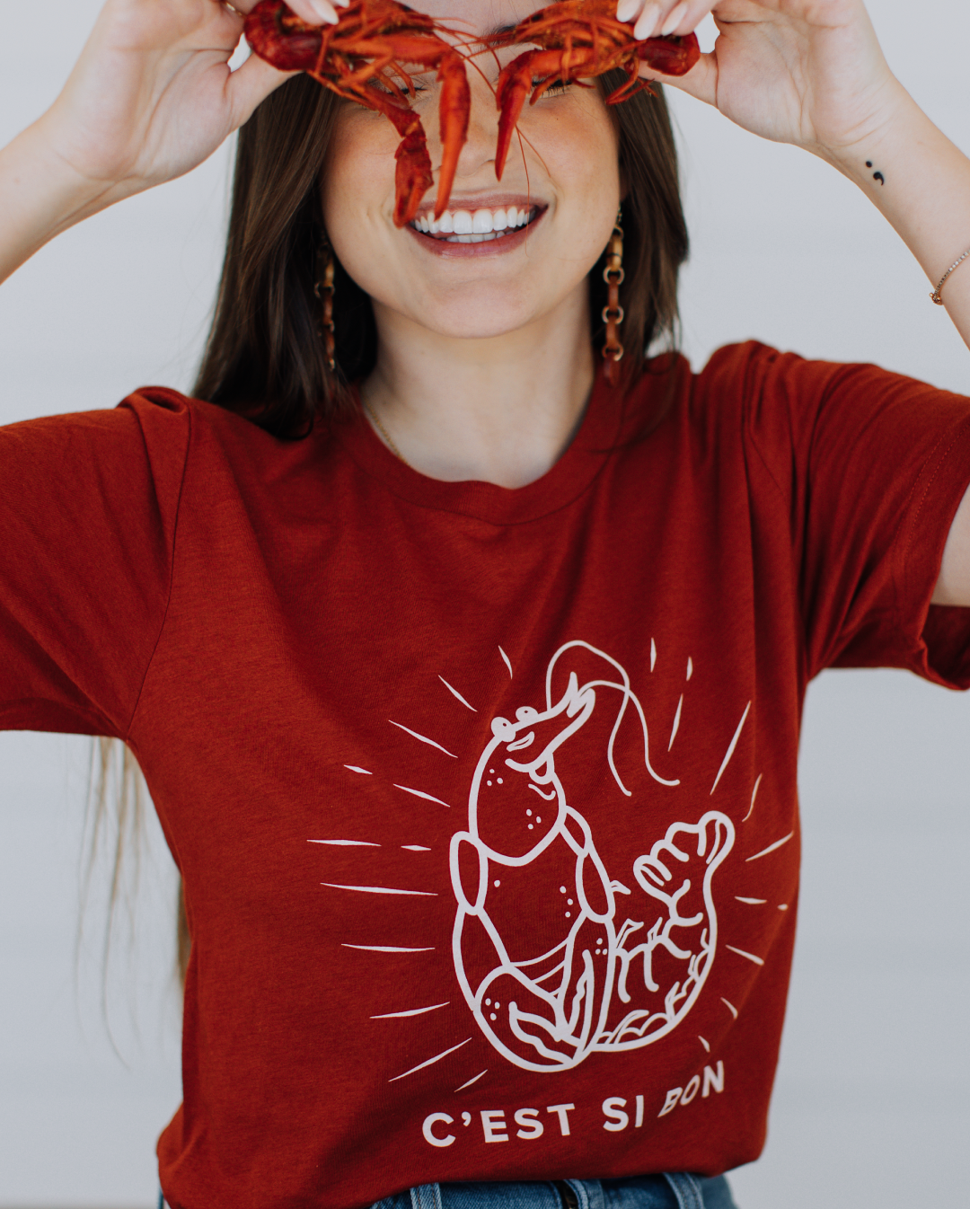 C'est Si Bon Crawfish Burst | Crawfish T-Shirt