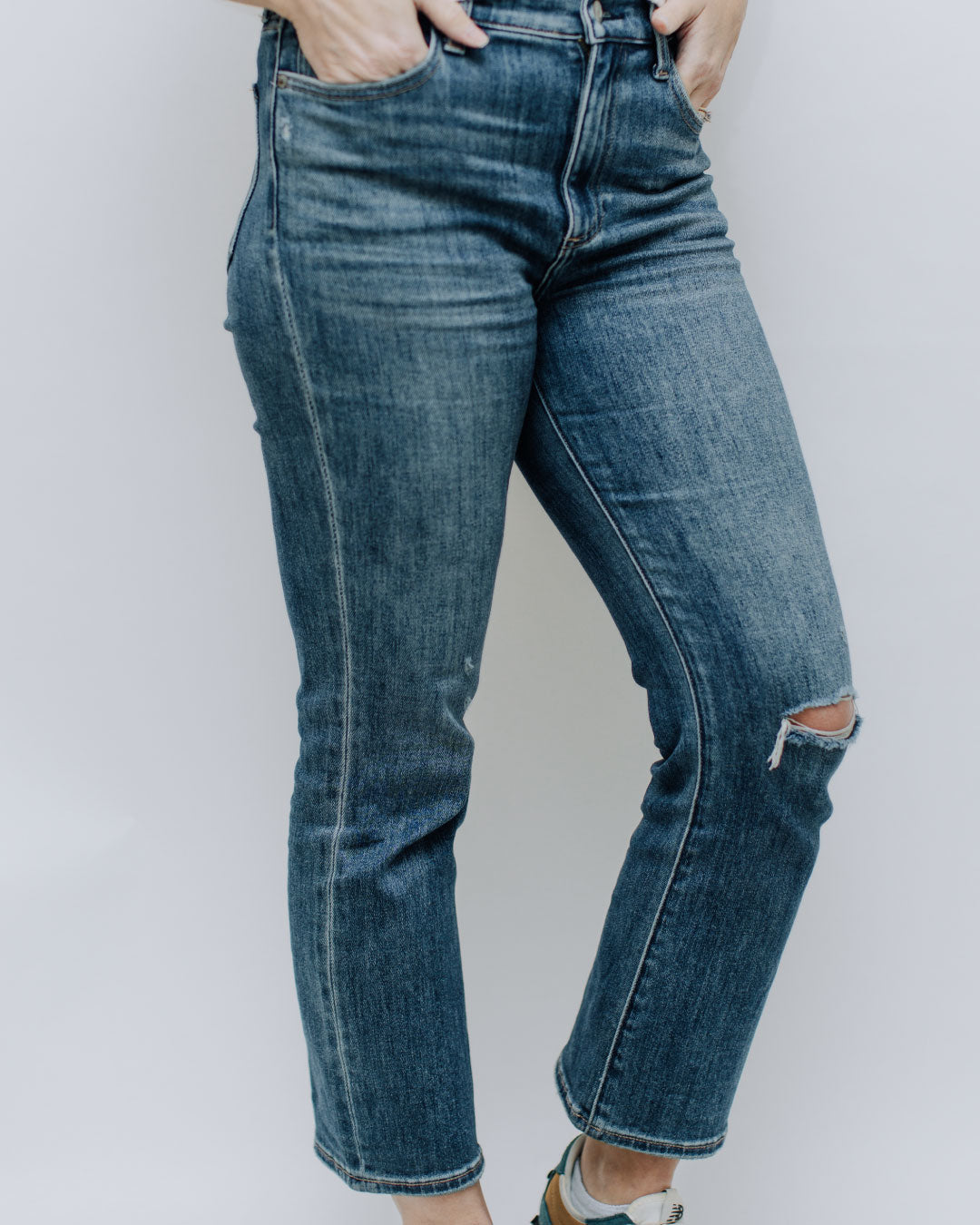Pistola Jeans | Lennon High Rise Crop Boot