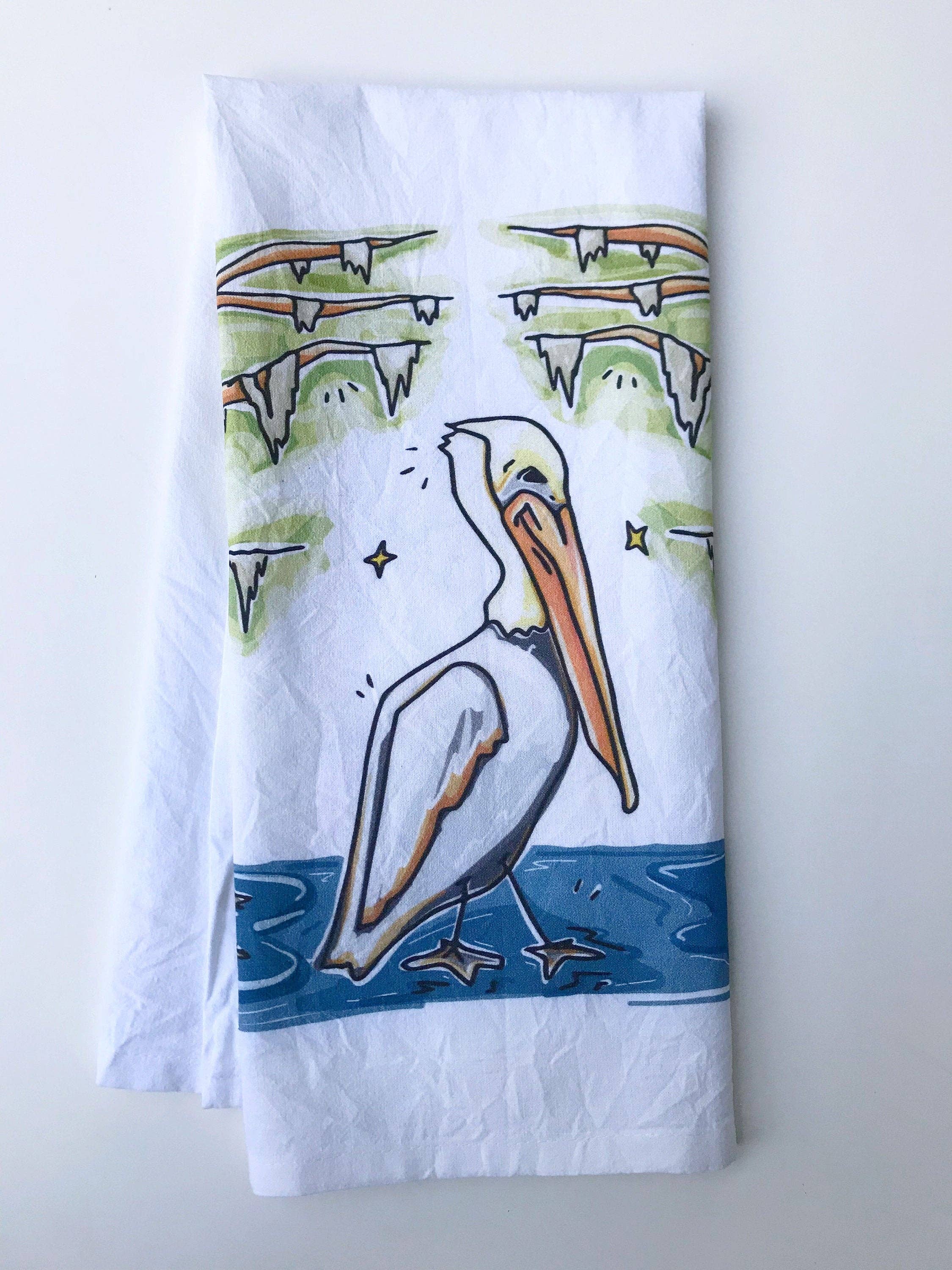Home Malone Pelican Tea Kitchen Towel